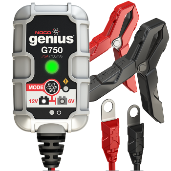 G750   6V & 12V .75A UltraSafe Battery Charger and Maintainer