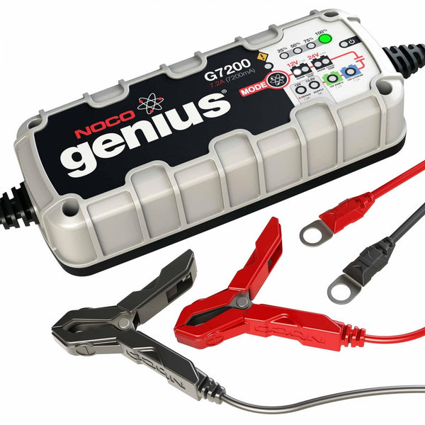 G7200   12V & 24V 7.2A UltraSafe Battery Charger and Maintainer